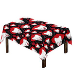 Halloween Scary Clown Pattern Print Tablecloth