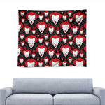 Halloween Scary Clown Pattern Print Tapestry