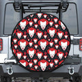 Halloween Scary Clown Pattern Print Tire Cover