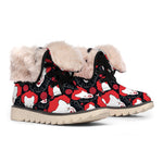 Halloween Scary Clown Pattern Print Winter Boots