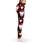 Halloween Scary Clown Pattern Print Women's Leggings