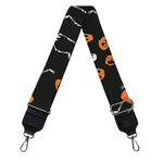 Halloween Skeleton And Pumpkin Print Bag Strap