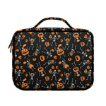 Halloween Skeleton And Pumpkin Print Briefcase Bible Bag