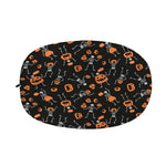 Halloween Skeleton And Pumpkin Print Car Side Mirror Covers