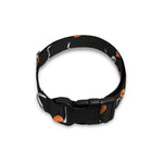 Halloween Skeleton And Pumpkin Print Dog Collar