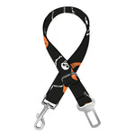 Halloween Skeleton And Pumpkin Print Dog Seat Belt