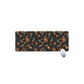 Halloween Skeleton And Pumpkin Print Extended Mouse Pad
