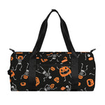 Halloween Skeleton And Pumpkin Print Gym Bag