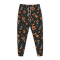 Halloween Skeleton And Pumpkin Print Jogger Pants
