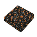 Halloween Skeleton And Pumpkin Print Outdoor Seat Cushion Cover