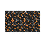 Halloween Skeleton And Pumpkin Print Polyester Flag
