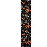 Halloween Skeleton And Pumpkin Print Table Runner