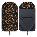 Halloween Skeleton And Pumpkin Print Waterproof Car Seat Cover