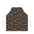 Halloween Skeleton Party Pattern Print Adjustable Apron