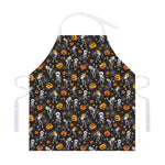 Halloween Skeleton Party Pattern Print Adjustable Apron