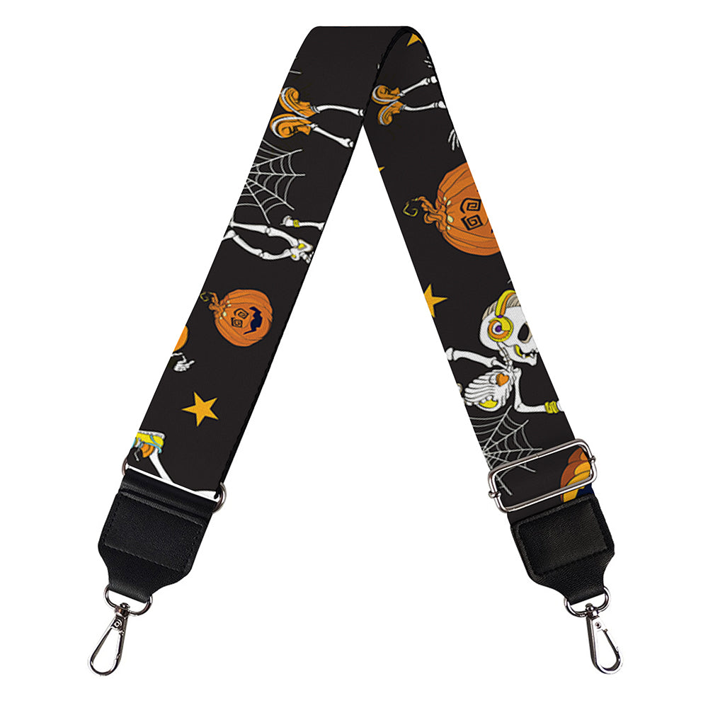 Halloween Skeleton Party Pattern Print Bag Strap