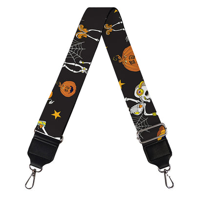 Halloween Skeleton Party Pattern Print Bag Strap