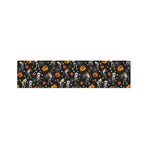 Halloween Skeleton Party Pattern Print Bed Runner