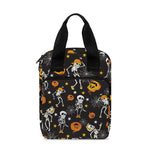 Halloween Skeleton Party Pattern Print Bible Tote Bag