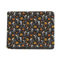 Halloween Skeleton Party Pattern Print Bifold Wallet
