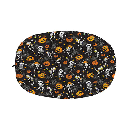 Halloween Skeleton Party Pattern Print Car Side Mirror Covers