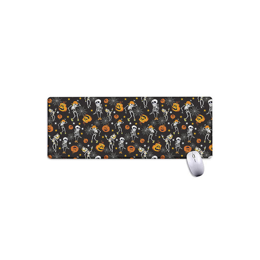 Halloween Skeleton Party Pattern Print Extended Mouse Pad