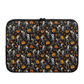 Halloween Skeleton Party Pattern Print Laptop Sleeve