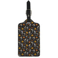 Halloween Skeleton Party Pattern Print Luggage Tag