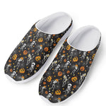 Halloween Skeleton Party Pattern Print Mesh Casual Shoes