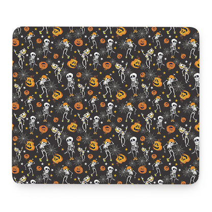 Halloween Skeleton Party Pattern Print Mouse Pad