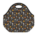 Halloween Skeleton Party Pattern Print Neoprene Lunch Bag