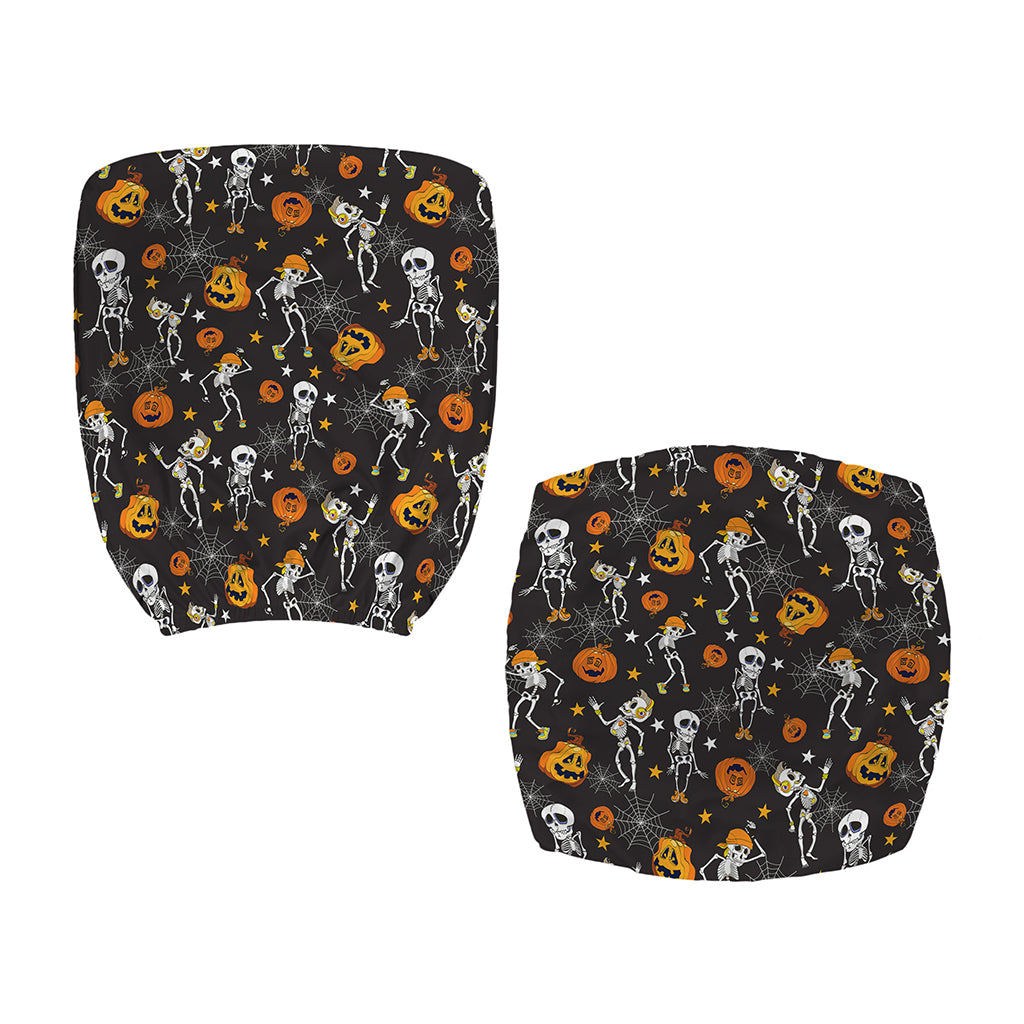 Halloween Skeleton Party Pattern Print Office Chair Cover