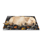 Halloween Skeleton Party Pattern Print Pet Cooling Mat Cover