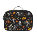 Halloween Skeleton Party Pattern Print Portable Lunch Bag