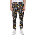 Halloween Skeleton Party Pattern Print Joggers