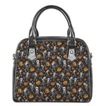 Halloween Skeleton Party Pattern Print Shoulder Handbag