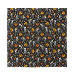 Halloween Skeleton Party Pattern Print Silk Bandana