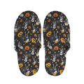 Halloween Skeleton Party Pattern Print Slippers
