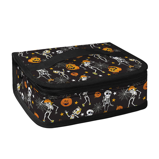 Halloween Skeleton Party Pattern Print Small Lunch Bag