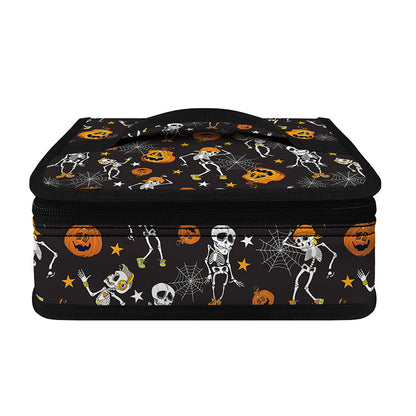 Halloween Skeleton Party Pattern Print Small Lunch Bag