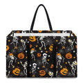 Halloween Skeleton Party Pattern Print Utility Tote Bag