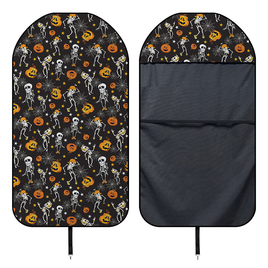 Halloween Skeleton Party Pattern Print Waterproof Car Seat Cover