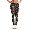 Halloween Skeleton Party Pattern Print Women's Leggings
