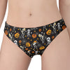 Halloween Skeleton Party Pattern Print Women's Panties