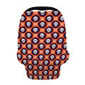 Halloween Skull And Bone Pattern Print Baby Seat Cover
