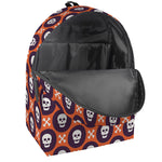 Halloween Skull And Bone Pattern Print Backpack