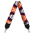 Halloween Skull And Bone Pattern Print Bag Strap