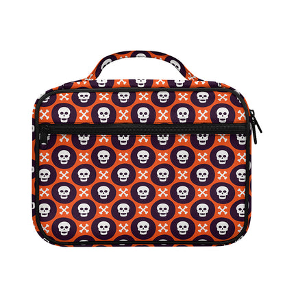 Halloween Skull And Bone Pattern Print Briefcase Bible Bag