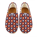 Halloween Skull And Bone Pattern Print Casual Shoes