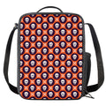 Halloween Skull And Bone Pattern Print Crossbody Lunch Bag
